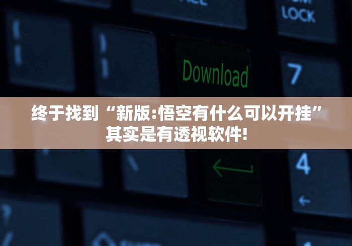 终于找到“新版:悟空有什么可以开挂”其实是有透视软件! 终于找到“新版:悟空有什么可以开挂”其实是有透视软件!