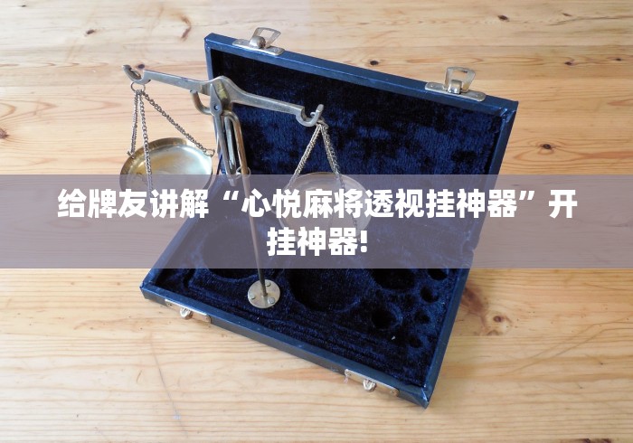 给牌友讲解“心悦麻将透视挂神器”开挂神器!