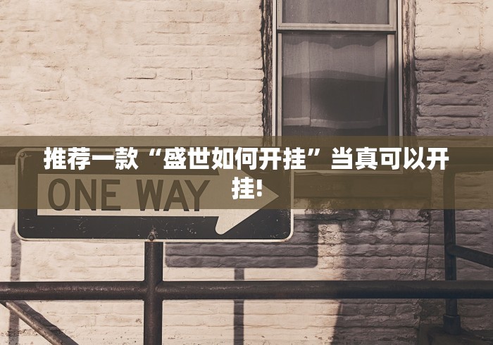 推荐一款“盛世如何开挂”当真可以开挂!