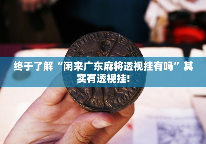 终于了解“闲来广东麻将透视挂有吗”其实有透视挂!