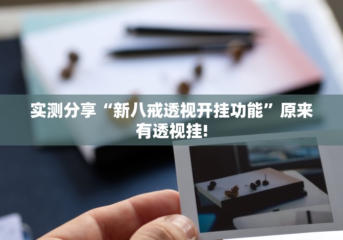 实测分享“新八戒透视开挂功能”原来有透视挂!